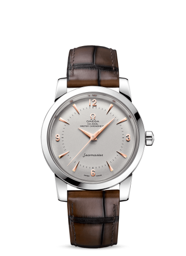 Omega Seamaster 1948 Central Seconds Platinum / Silver / Alligator